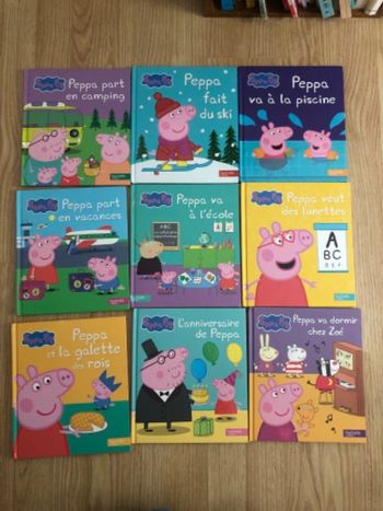 Lot 10 livres peppa pig