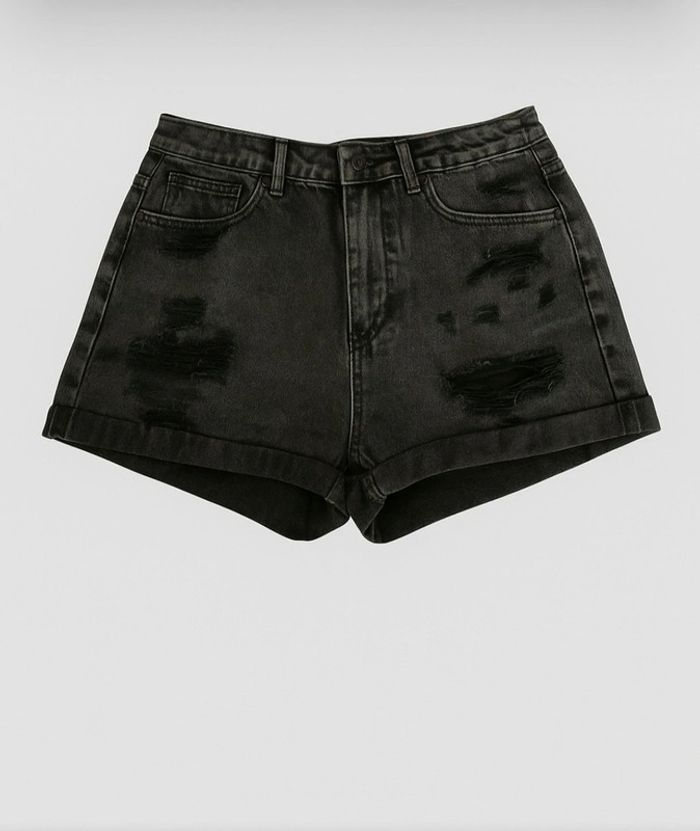 Short en jean noir femme taille 36