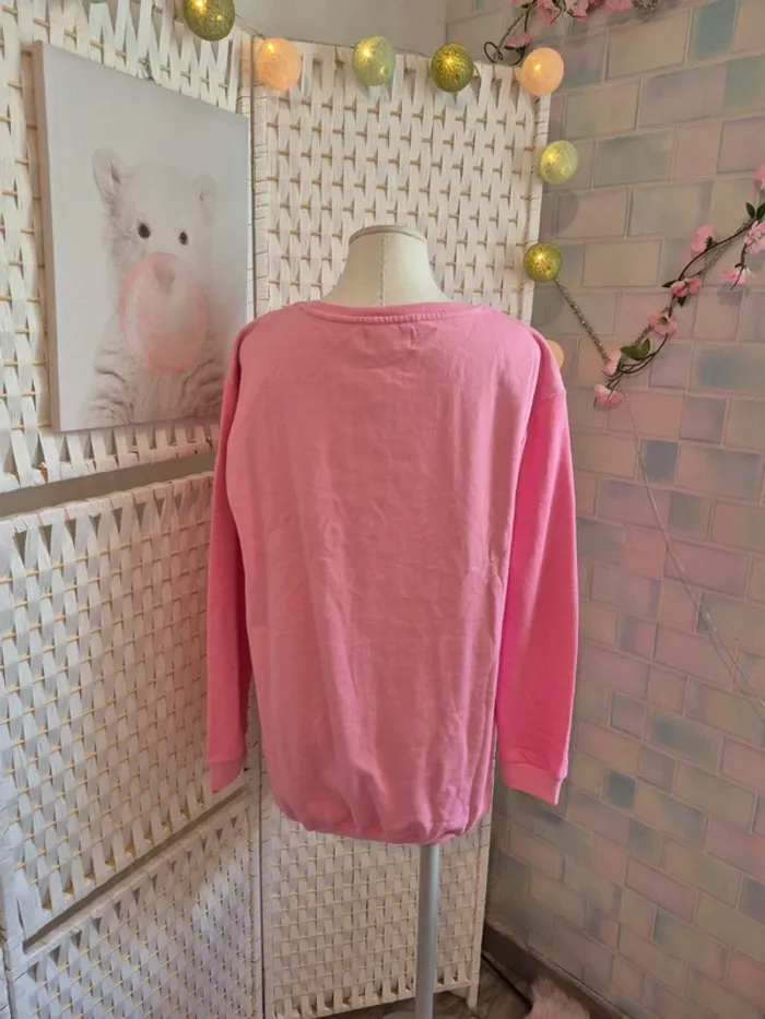 💕Jolie Sweat Long Rose Femme TL / 40 American College 💕 - photo numéro 4