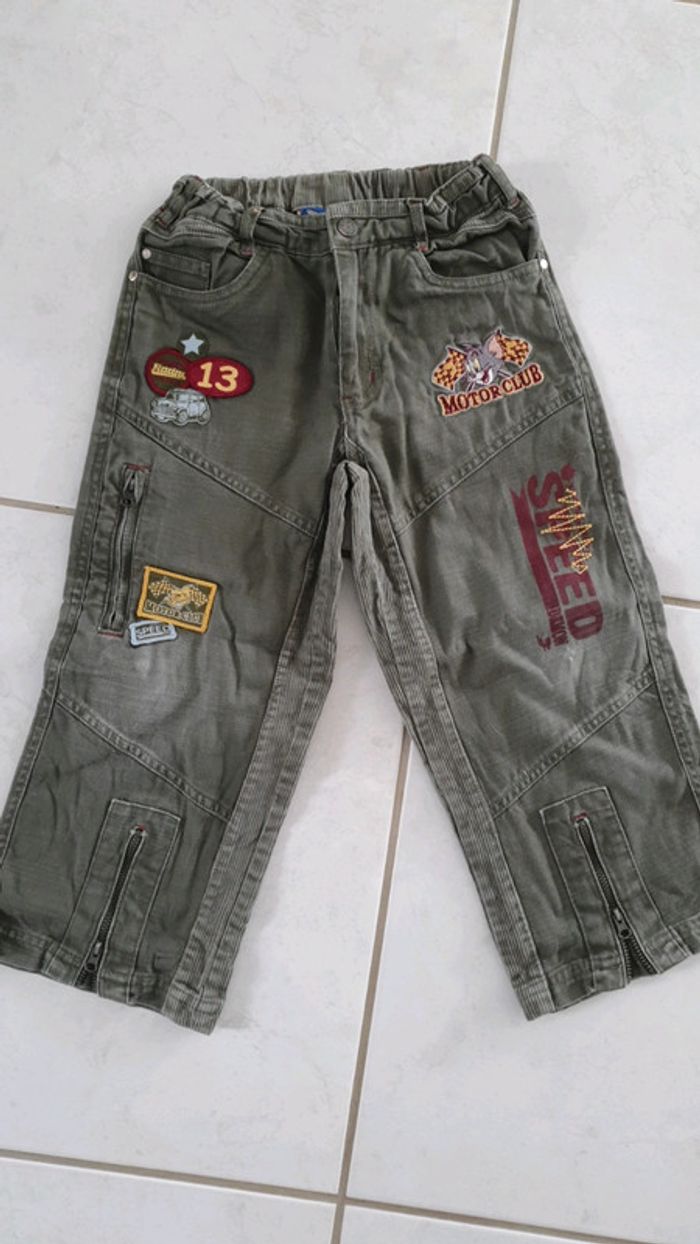 Pantalon garçon kaki 4 ans ch3 - photo numéro 3