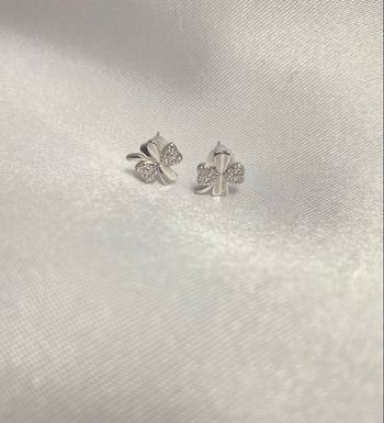 Boucles d’oreilles trèfle à quatre feuilles