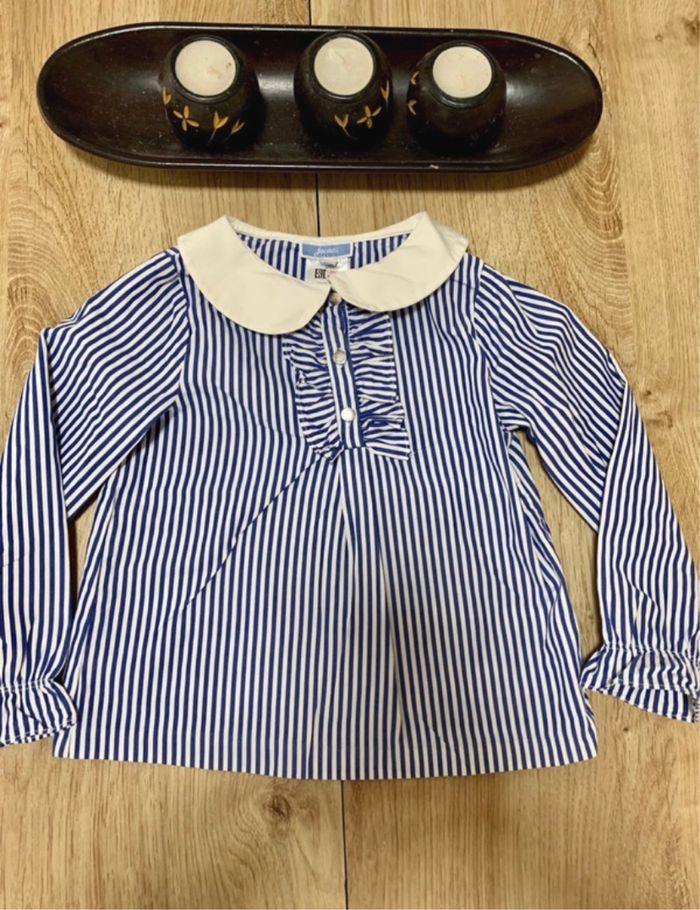 Blouse rayée jacadi 5 ans