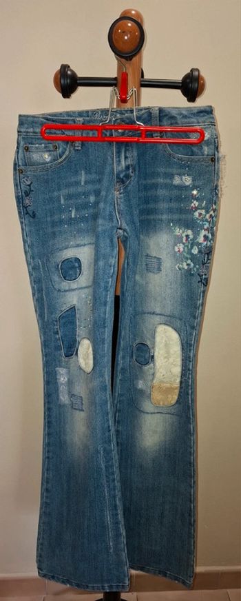 Jean patchwork Pureoxygen