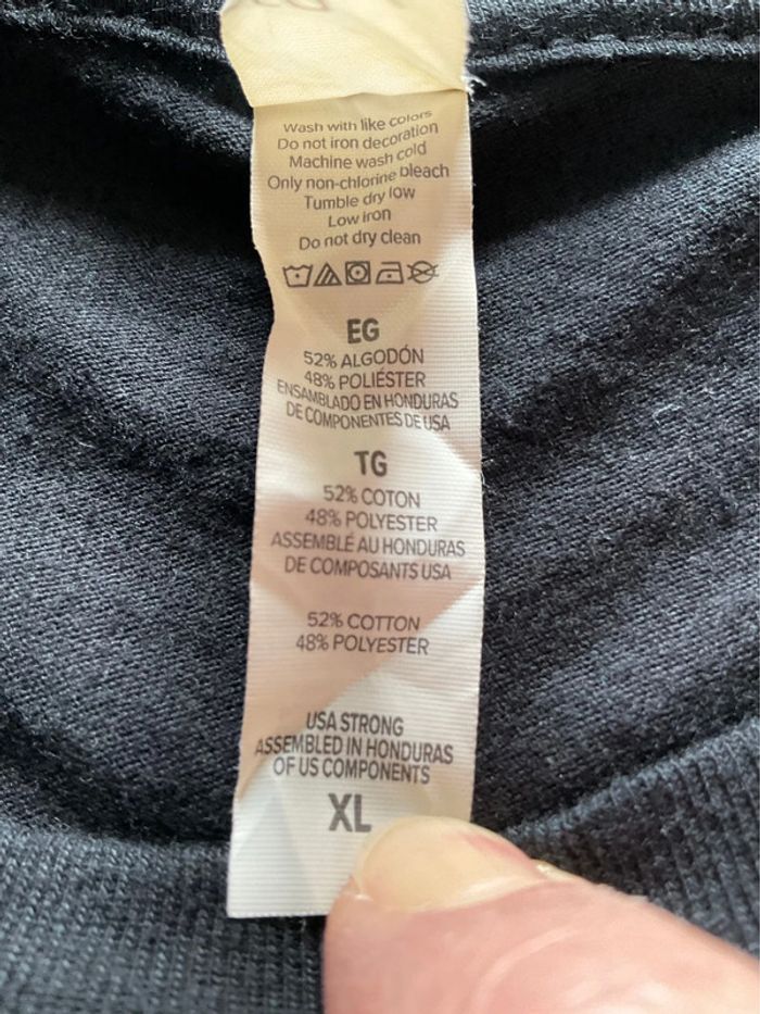 T-shirt noir pour homme Bella Canvas Cronofy x Pioneer taille XL 344 - photo numéro 9