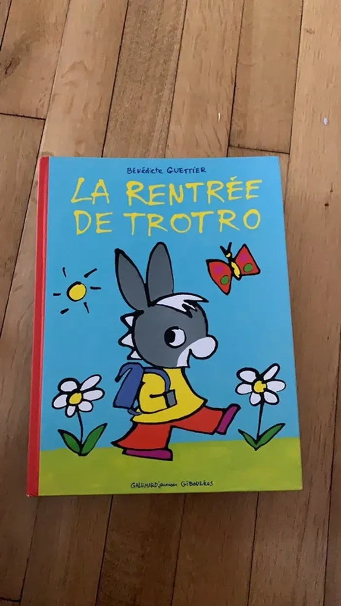 Livre enfant la rentrée de Trotro