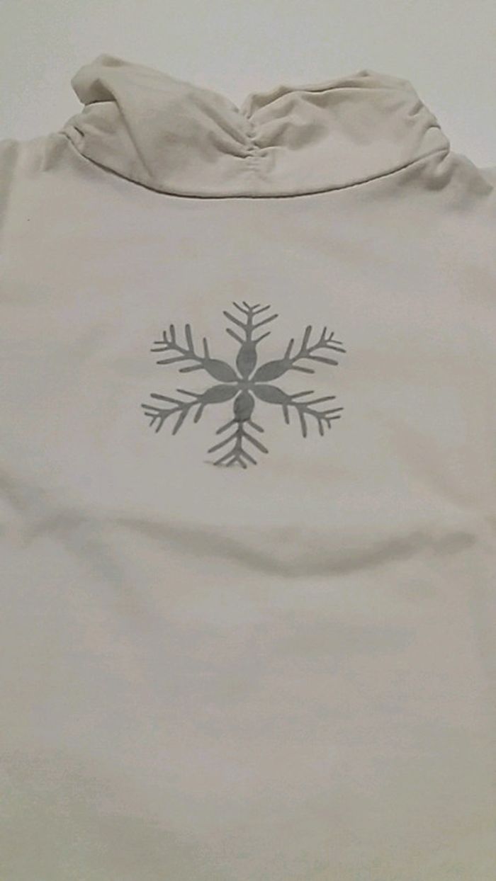 Sous pull à col roulé blanc - photo numéro 2
