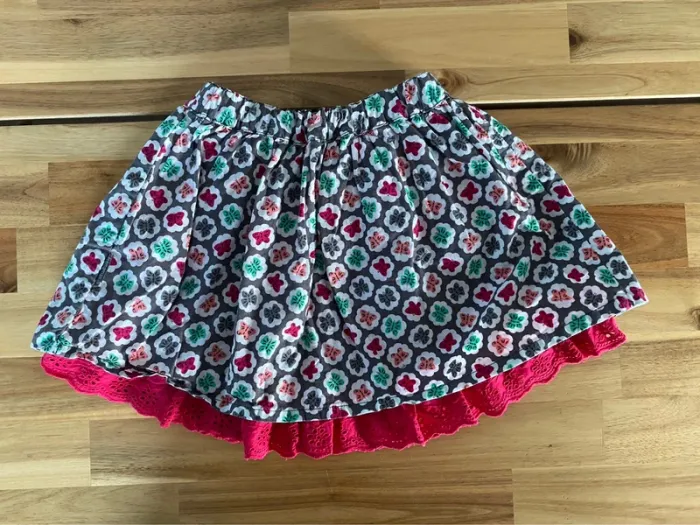 Jupe prémaman rose papillon multicolore - photo numéro 6
