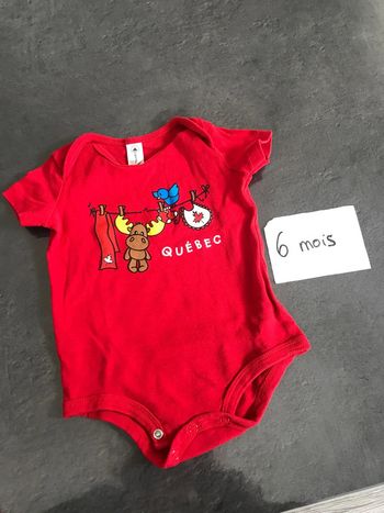 Body manches courtes Québec