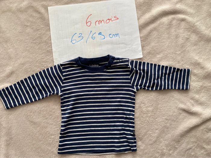 Lot 6 T-shirts manches longues - Disney, Orchestra, Catimini et autres - 6 mois - TBE - photo numéro 17