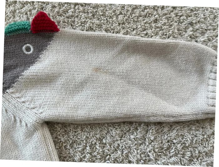 Pull chaud dinosaure taille 9 mois Boboli - photo numéro 5