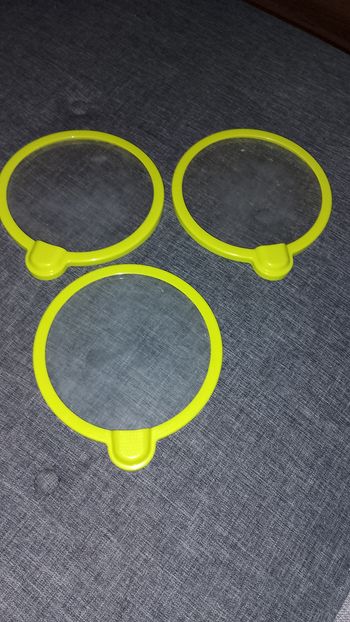 Lot de 3 couvercles