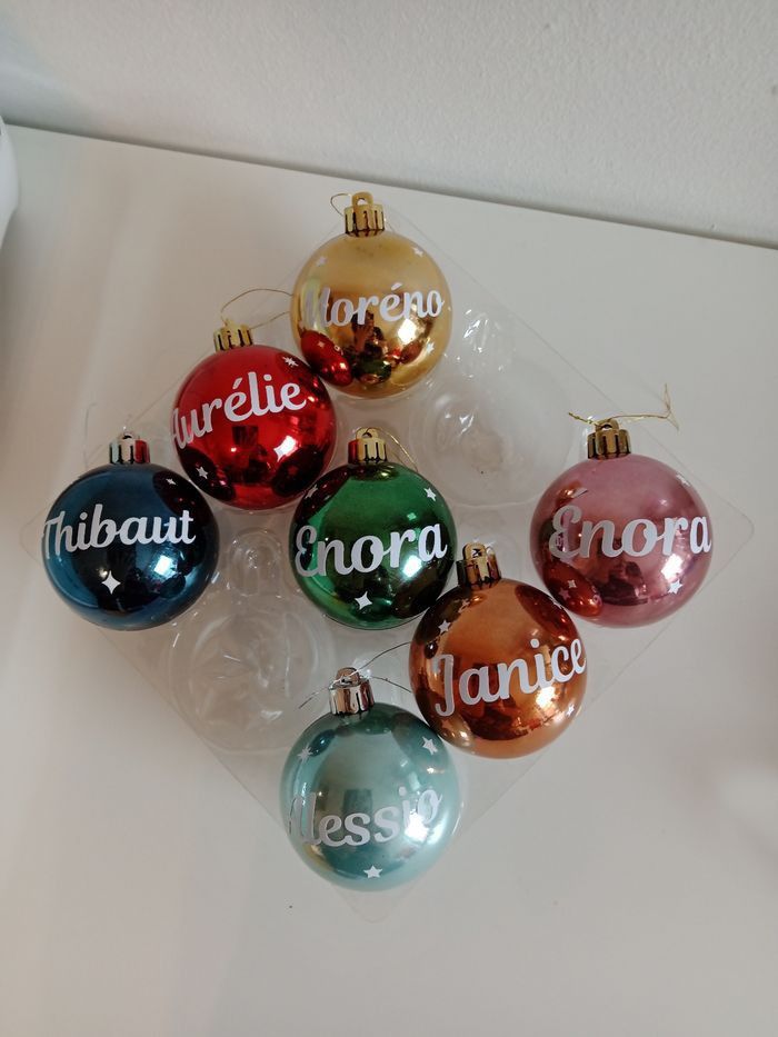Boule de Noël personnalisé