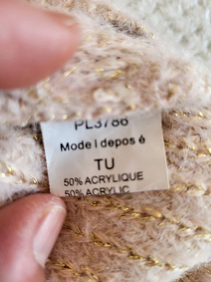 Pull chaud Osley taille 38/40 tour eiffel perle strass sequins - photo numéro 7