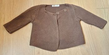 Gilet kaki "Bout'chou" 6M