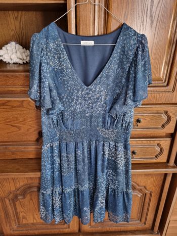 Robe bleue Cache cache 