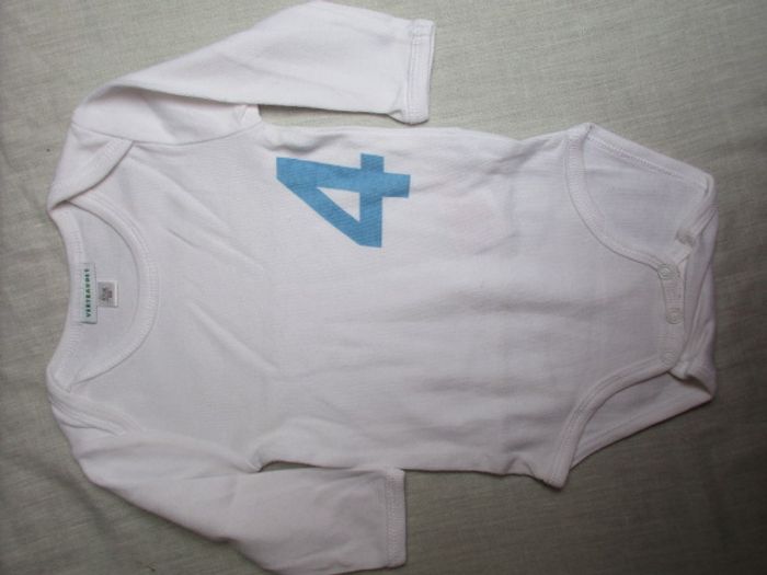 Lot de 7 body, 6 mois - photo numéro 5