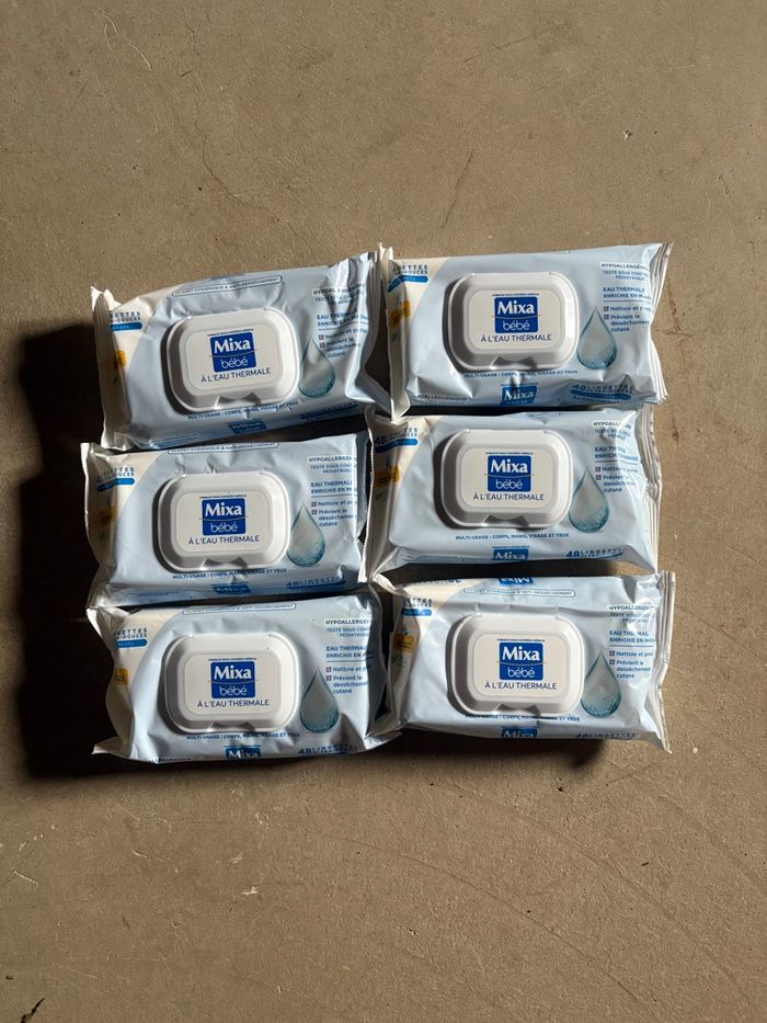 Lingettes mixe à l’eau thermale