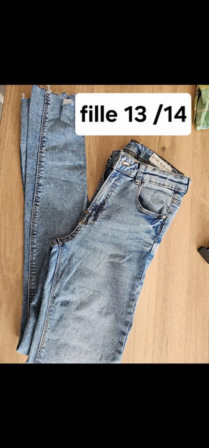 Jean lefties 13 / 14 ans fille