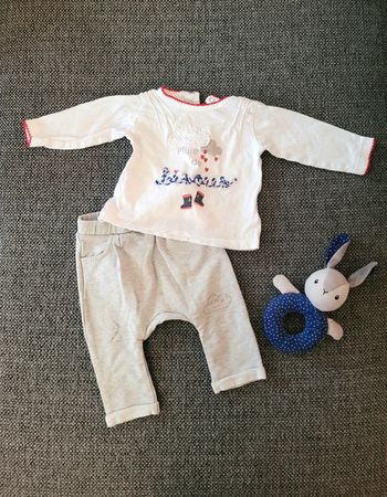 Ensemble fille mi-saison 6 mois