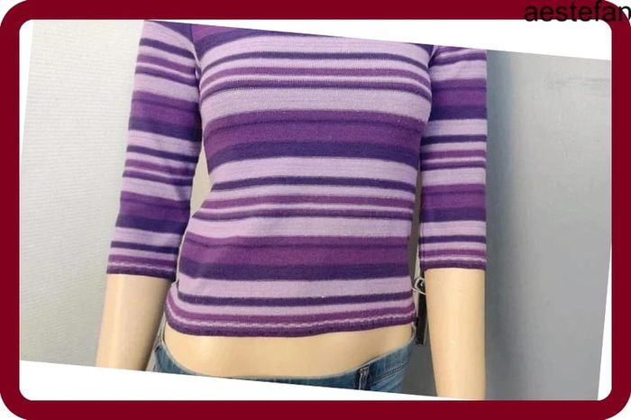 T-shirt Pull (violet), S / 36 / 8 - photo numéro 4