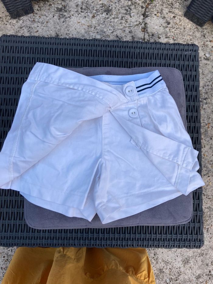 Jupe short blanc Cyrillus 4 ans (grand) - photo numéro 2