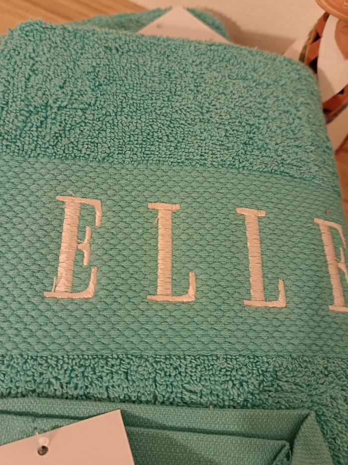 Serviettes bain & visage/main ELLLE - photo numéro 3