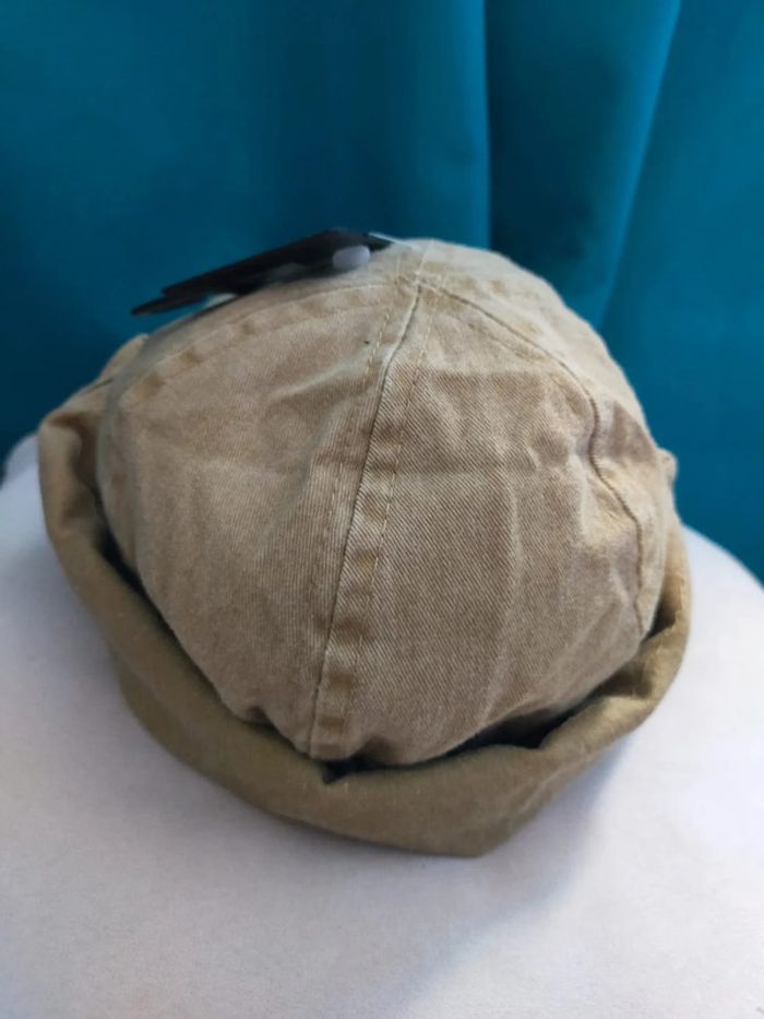 Casquette en jean style saharienne vintage – 100% coton - photo numéro 4