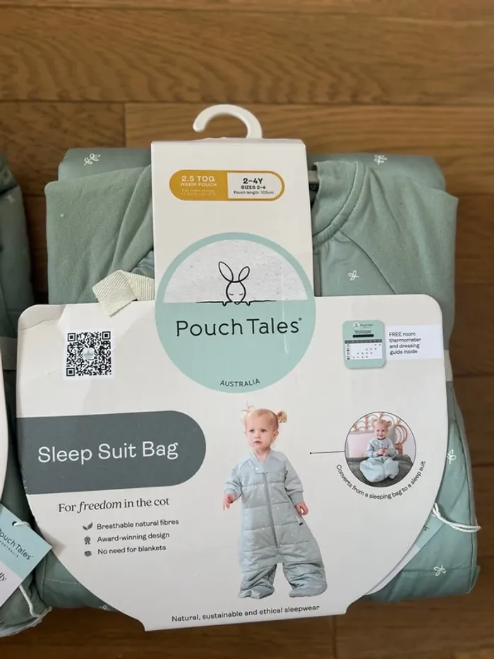 (New) Pack of 2 sleep suit bags 2.5 tog 2-4Y - photo numéro 2