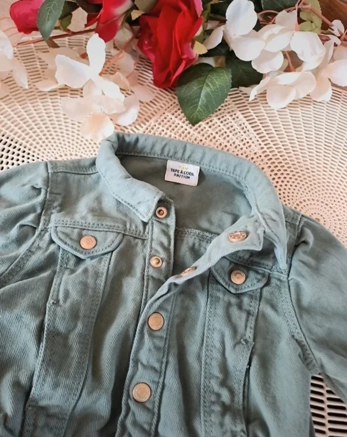 Veste en jeans, taille 9 mois, marque tape à l'œil - photo numéro 3