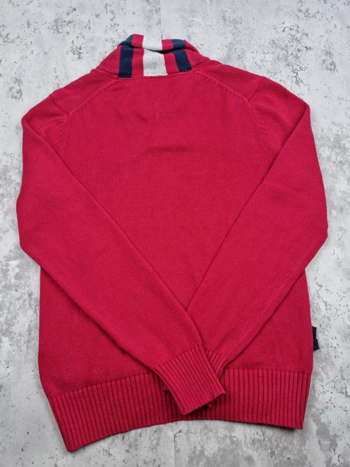 Pull col châle Tommy Hilfiger rouge XS Hommes - photo numéro 4