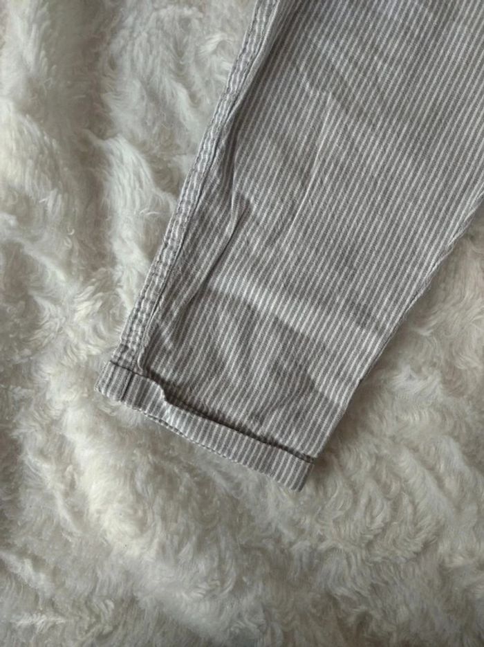 Pantalon léger Mixte 12 mois rayé 100% coton - photo numéro 4