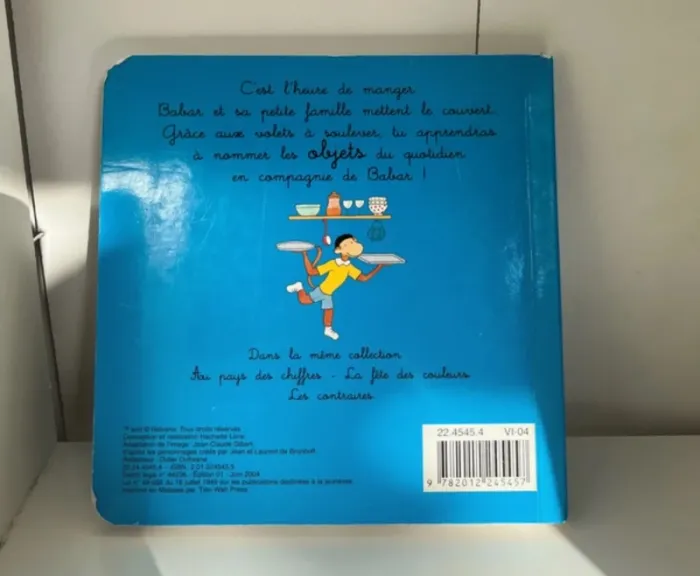 Livre À table avec Babar– Bon état 📚 - photo numéro 3