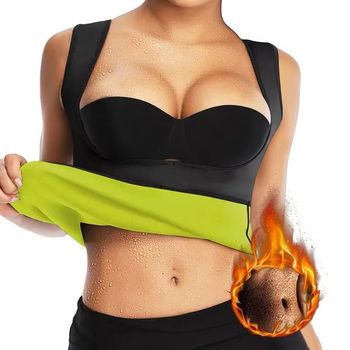 Gaine débardeur noire spécial sudation décathlon 