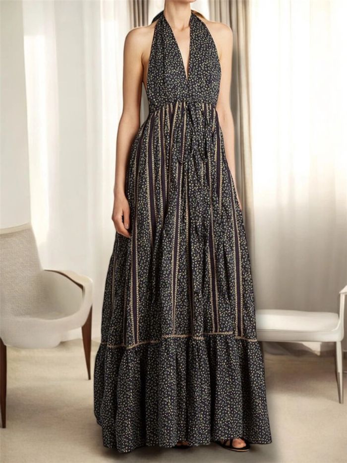 Maxi robe dos nu KALITA - photo numéro 11