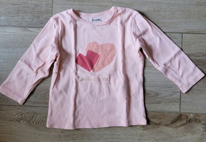 Pyjama motifs cœurs taille 18 mois - photo numéro 2