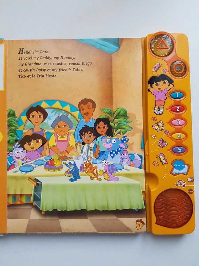 Livre interactif Le premier voyage de Dora l'exploratrice et figurines - photo numéro 7