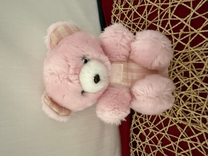 Doudou Ours vintage TARTINE ET CHOCOLAT - photo numéro 4