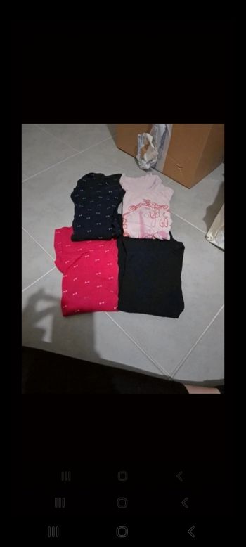 Lot 4 sous pulls fille