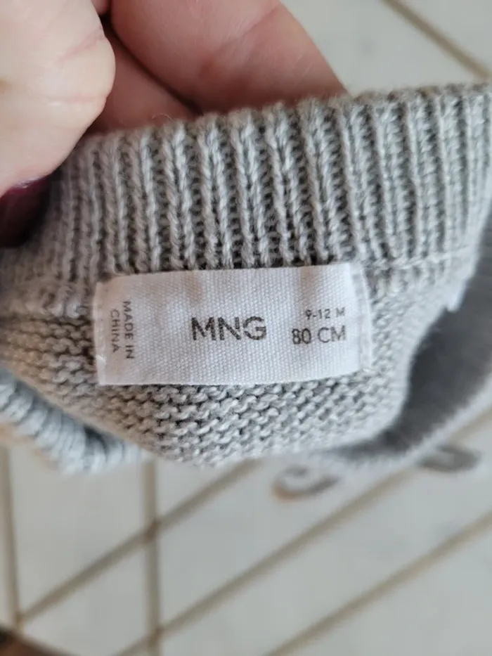 Culotte en maille Mango gris clair - photo numéro 3