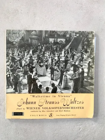 Disque 🎵 vinyle Lp : johann strauss waltzes - waltztime in vienna