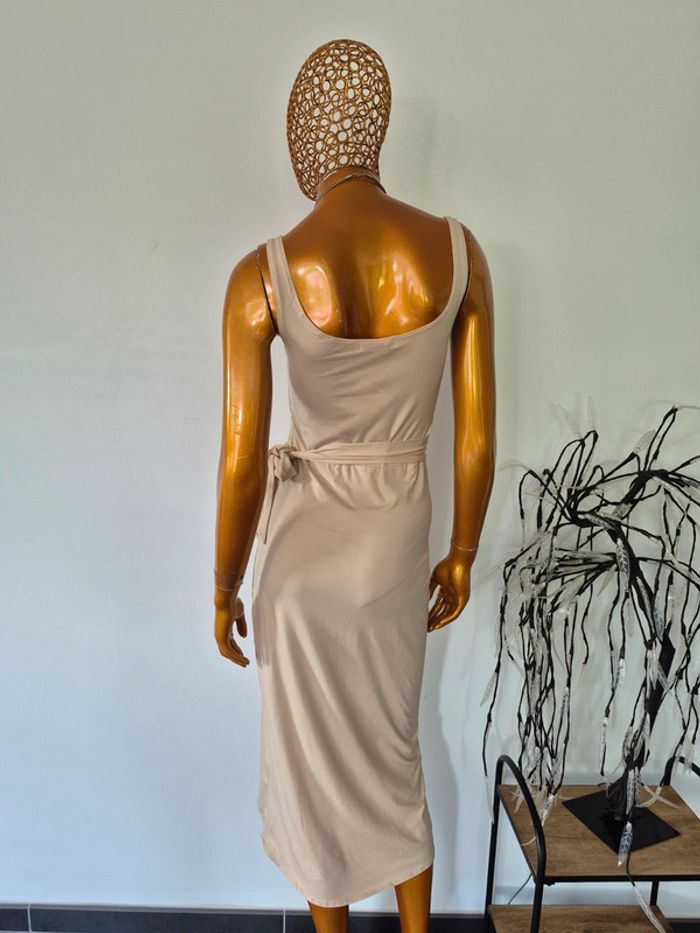 Robe Longue Crème - photo numéro 2
