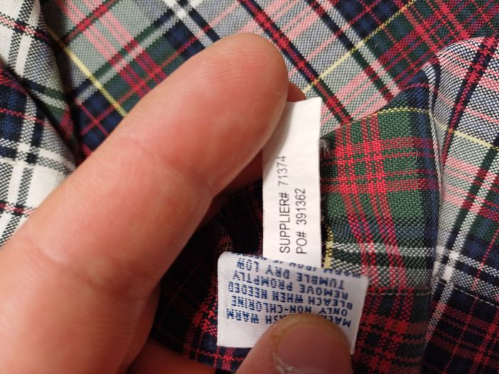 Chemise Ralph Laurent manche Longue / taille L / A carreaux / Très bon état - photo numéro 9
