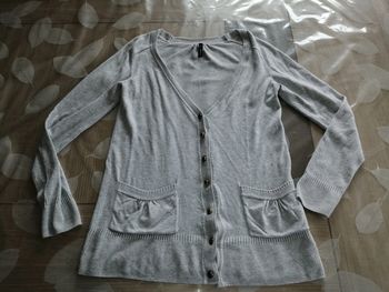 Gilet gris naf naf
