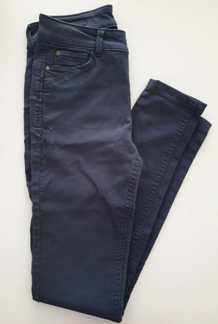 Pantalon skinny bleu marine - photo numéro 2