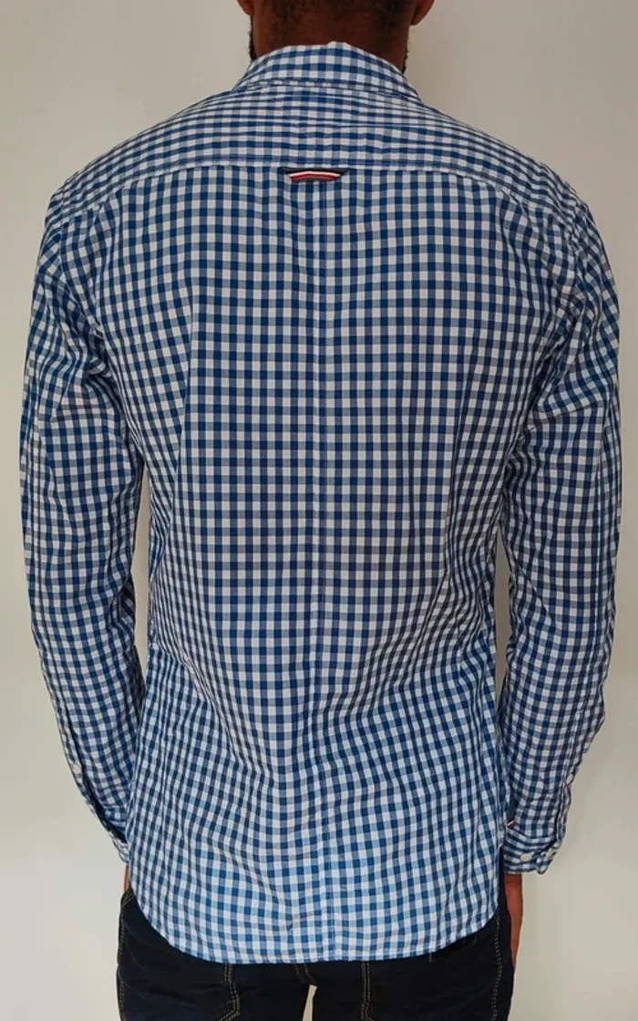 Chemise à carreaux manche longue Tommy Hilfiger - photo numéro 2