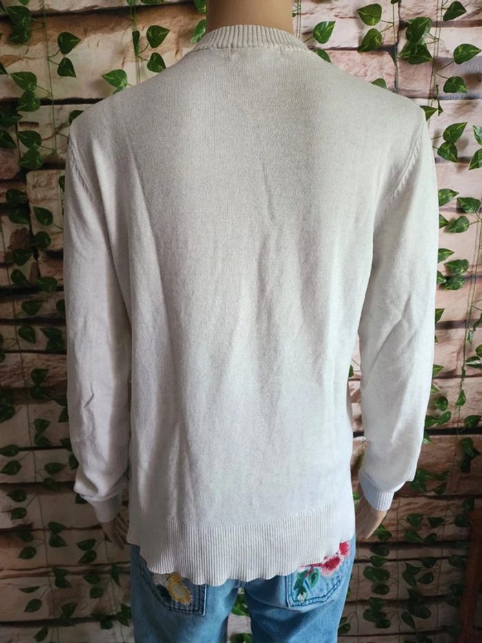 🌸Pull fin blanc creme H&M Taille 34🌸 - photo numéro 4