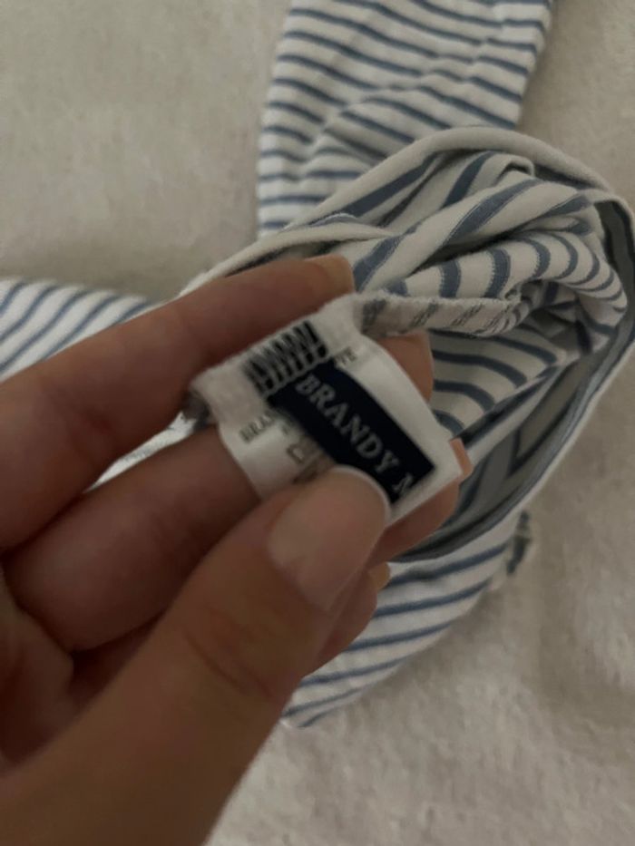 tishrt marinière bleu blanc dupe brandymelville - photo numéro 2