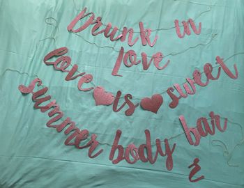 Lot bannières mariage