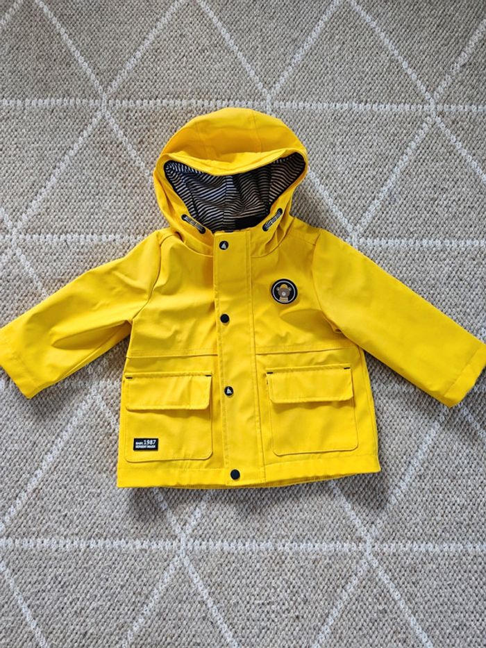 Ciré jaune 3 en 1 - sergent major - 9 mois/71 cm