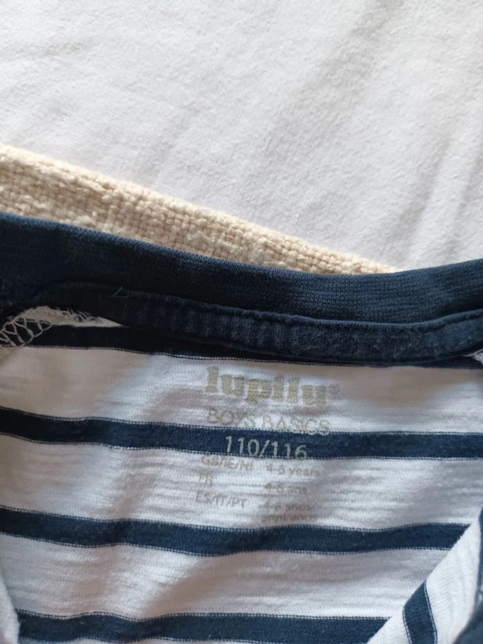 Lot de 2 hauts manches longues garçon 4 / 6 ans - photo numéro 2